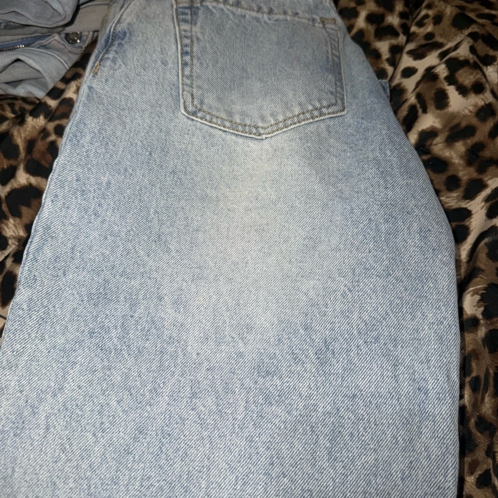 EARTHBOUND Light Blue Denim with Pink Tag